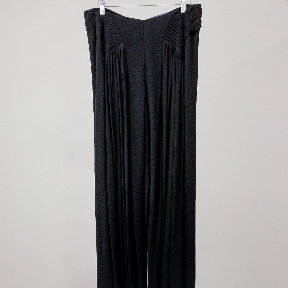 Ralph Lauren Purple Label Wide Leg Pleated Pants